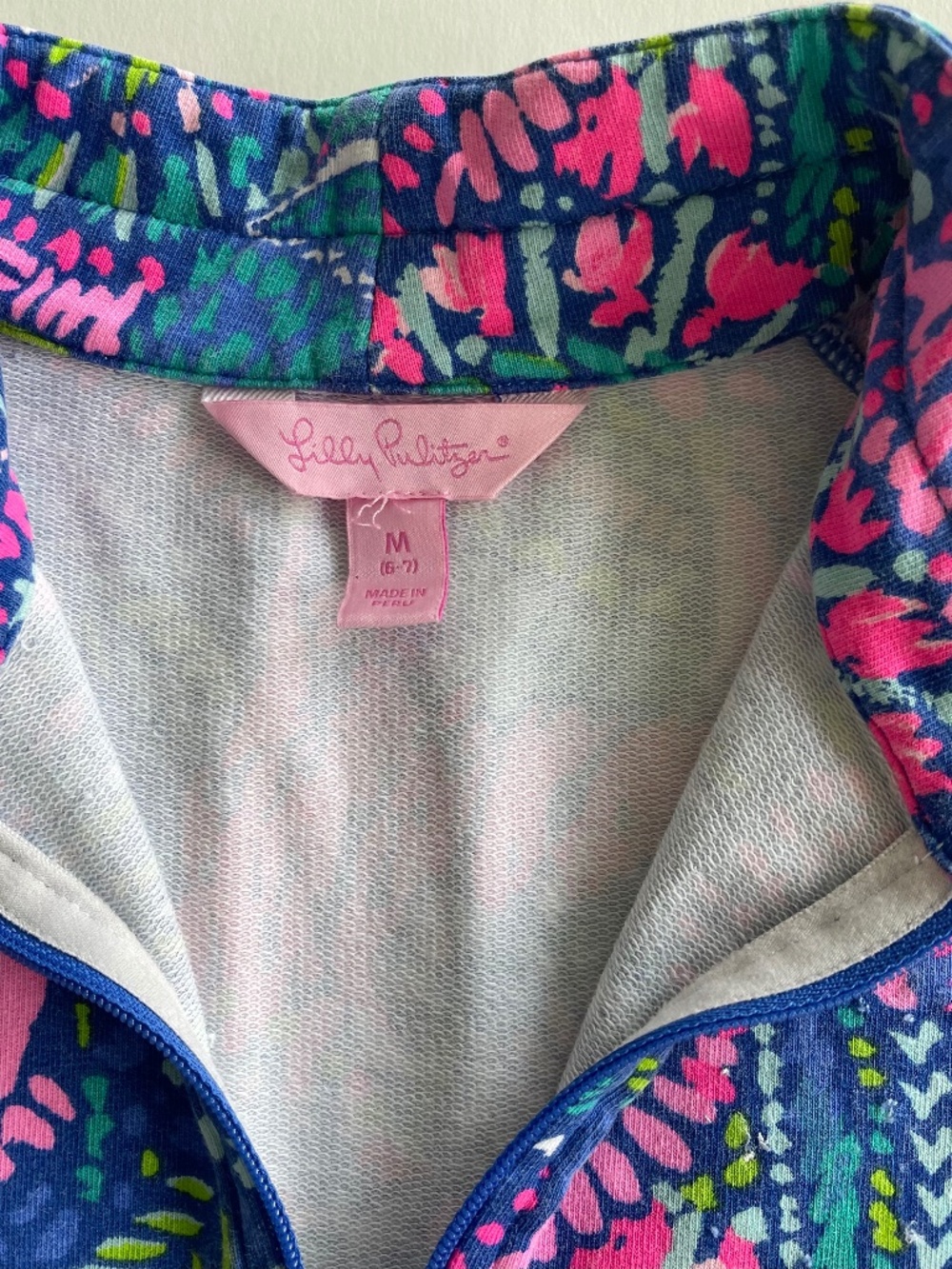 Lilly Pulitzer Girls No Prob Llama Little Skipper Popover - Picture 6 of 11